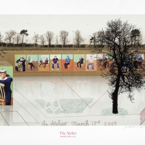 David Hockney, Paris, galerie lelong, Jusqu'au 02/03/13