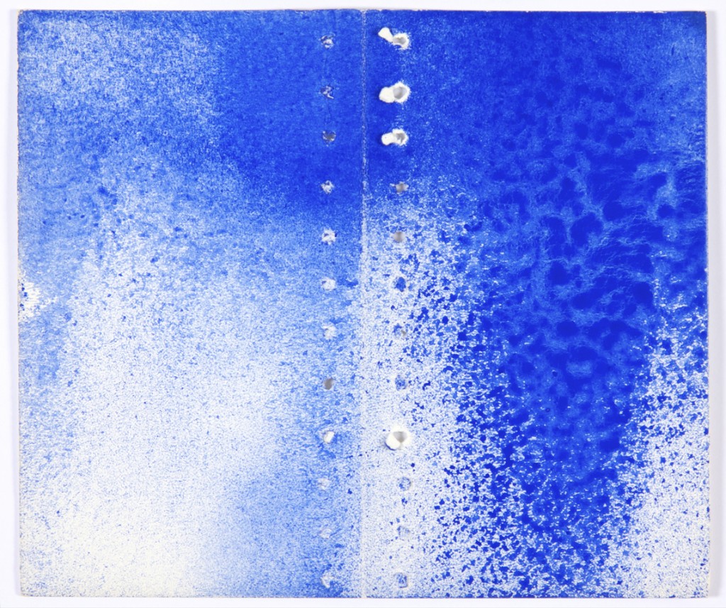 degottex,Petit report bleu (feuilles doubles de carnet) 14x16,5 cm
