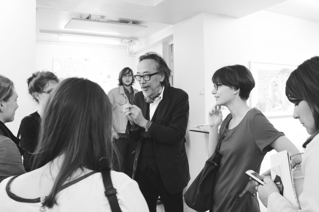 Rencontre avec un artiste Aki Kuroda à la galerie Lazarew crédit photo événement