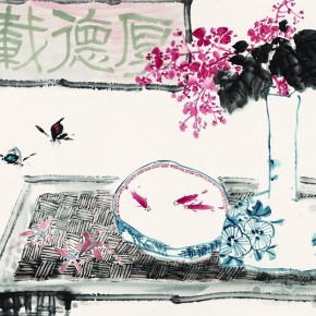 Visite d'atelier en Chine chez le jeune artiste qui mélange savamment tradition et modernité, Shao Bai Liu, 刘少白