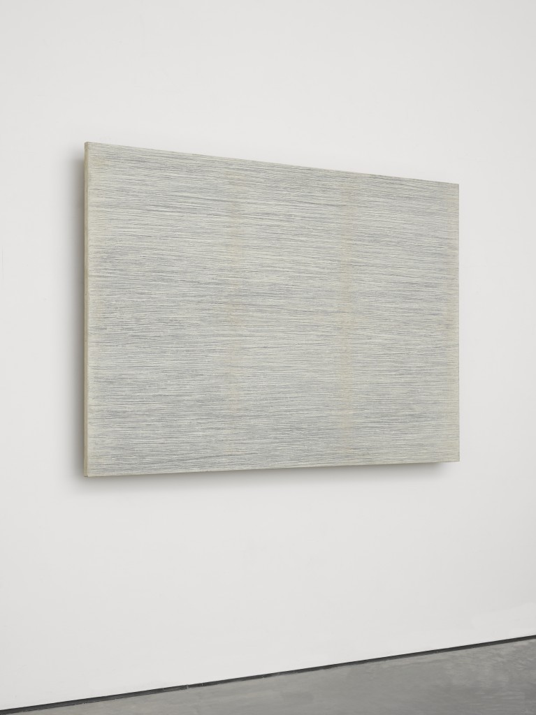 Park Seo-Bo Ecriture (描法) No. 23-77 1977 Pencil and oil on canvas 51 3/16 x 76 3/8 in. (130 x 194 cm) © the artist. Photo © White Cube (George Darrell)