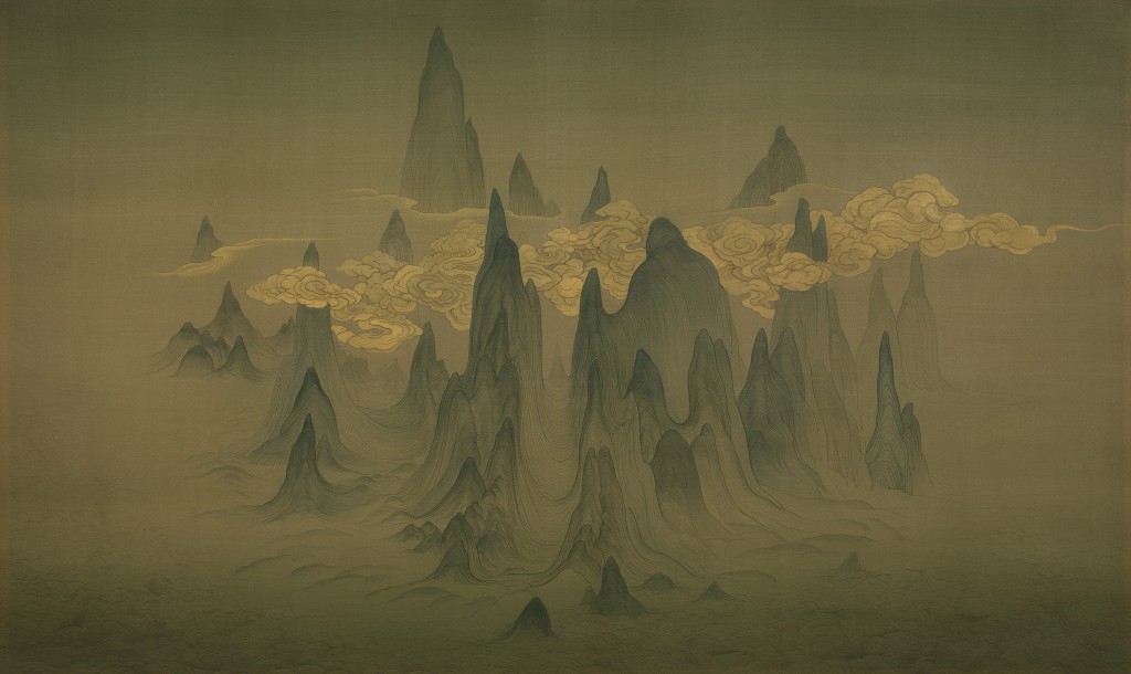 Petites Trois Gorges, encre de Chine sur soie, 60x100cm, 2016_crédit Chen Duxi-Yishu 